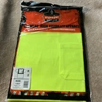 Ergodyne Glowear Vis Lime Type Class T-shirt Model 8289 Size New. Fixed Price $13.48.