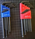Eklind Ball End Hex Wrench Sae Metric 22PC Set Kit Combo 13609, 13213. Fixed Price $29.95.