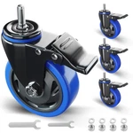 4 Inch Stem Caster Wheels Heavy Duty With Dual Locking 2200LBS Threaded. Fixed Price $46.44.
