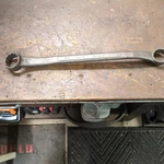 1943-45 Vlchek WBH4042 Wrench 1-1/4 1-5/16 Offset Box End, Usa Vintage. Fixed Price $10.00.