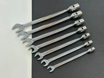 Snap-on Tools Usa FHO607 7PC Flex Head Sae 3/8-3/4" Combination Wrench Set. Fixed Price $284.99.