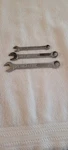 Vintage Easco 631110, 631114, 631116 12 Pt. Combination Wrenches Set Of. Fixed Price $10.00.