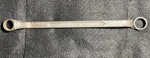 Vintage Indestro NO.912, 1/2" 9/16" Offset Point Box End Wrench Long. Fixed Price $10.00.