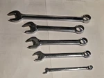 Snap-on (5PC) 12PT Metric Combination Wrenches # SOEXM6,11,14,17,17MM. Fixed Price $55.00.