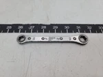 Snap-on Double Box End Ratcheting Wrench R1214S 3/8" 7/16" Sae Pt. Usa Made. Fixed Price $9.99.