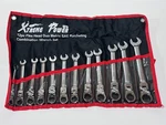 Xtremepowerus 18720-XP 12PC Flex Head Duo Metric Sae Ratcheting Wrench Set, Rare. Fixed Price $99.99.