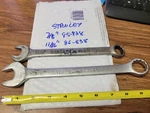 Stanley Combo Wrenches 7/8" 95-928 & 11/16" 86-838- Great Buy Shape. Fixed Price $16.00.