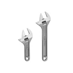 Tekton WSA90000 Adjustable Wrench Set, 2PC, 1-1/2 In Jaw Capacity. Fixed Price $59.99.