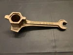 Justrite 8-805 Brass Drum Bung Wrench 2 And 3/4 Non Sparking 10.5. Fixed Price $50.00.