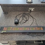 1992 Ams Beta-brite Programmable Digital Display Sign 1044-4402 No Remote. Fixed Price $50.00.