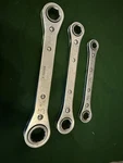 Mac Tool Sae Ratchet Wrench Set Of 3, 3/8 11/16. Fixed Price $35.00.