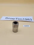 Snap-on Tools 1/2" Drive 6-POINT Metric 15MM Shallow Socket TWM15A Chrome. Fixed Price $24.99.