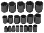Proto J74106 19 Pc Dr Impact Socket Set 3/8" 1-1/2" Pt Usa. Fixed Price $320.00.