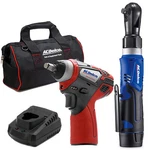 Acdelco G12 Series 12V 3/8" Ratchet & Impact Wrench Combo Kit ARW1209-K14. Fixed Price $129.99.
