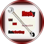 Husky Ratcheting Combination Wrench - Sae Mm Polished Chrome Fast Shipping. Fixed Price $12.99.