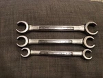 Craftsman Usa 3PC Sae Flare Line Wrench Set 1/2 - 7/8 44173 44172 44171. Fixed Price $22.00.