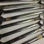 T&e Tools 8PC Combo Wrench 11/16 11/4 Sae 12 Pt. 'made In The Usa". Fixed Price $99.00.
