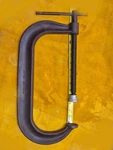 Vintage Williams CC-412 C-clamp Large Deep Throat Drop Forged Usa. Fixed Price $90.00.