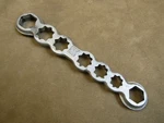 Vintage Duro Indestro 644 Universal Combination Double Square Drain Plug Wrench. Fixed Price $19.95.