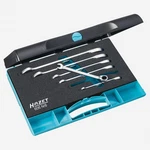 Hazet 606N/6 Ratcheting Combination Wrench Set Pc Metric With Case 8-19MM. Fixed Price $383.96.