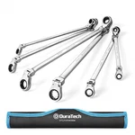 Duratech Extra Long Flex-head Double Box End Ratcheting Wrench Set, Metric,. Fixed Price $69.76.