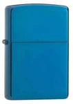 Zippo 20446, High Polish Blue Finish Lighter, Full Size. Fixed Price $22.00.