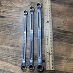 Snap On Tools 3 Offset Box End Wrench Xv 1214-S, 1416-S, 1618. Fixed Price $51.00.