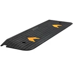 Industrial Rubber Ramp 1IN Rise 44.5IN 9.5IN W 33069LB Load Textured. Fixed Price $35.99.