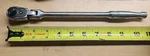 Snap-on F711A 3/8" Drive Standard Grip Handle Flex Head Ratchet Vintage Refurb. Fixed Price $80.00.