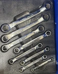 Snap On 8 Piece 12 Point Metric Flank Drive Offset Box Wrench. Fixed Price $275.00.