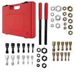 48PC Tap Die Thread Repair Kit Metric Sae M6 M8 M10 M12 M14 W/files. Fixed Price $47.82.