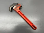 (q) Ridgid Rapid Grip Heavy Duty One Handed 12" Pipe Wrench Ridge Tool Vgc Usa. Fixed Price $50.00.