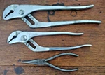 3 Pcs. Diamond Diamalloy 6" 1100-50 Needle & Groove Pliers HL112"P HL110"P Usa. Fixed Price $18.95.