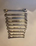 Vintage Craftsman 9-PIECE Series Metric Double Box End Wrench Set Made Usa. Fixed Price $149.95.