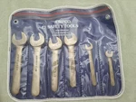 Vintage 1970'S Ampco 6 Piece Safety Wrench Set Non-spark Single Open End Usa. Fixed Price $302.00.