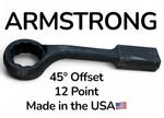 Armstrong 33-092 Striking Wrench 45 Degree Offset 12 Point 2-7/8" Usa Made Nos. Fixed Price $84.99.