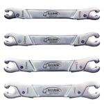 S.u.r.&r. RLW400 Ratcheting Line Wrench Set Of With 4-SLOT Pouch- Sae/metric. Fixed Price $154.05.