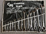 Cummins Mack 13 Piece Open And Closed Wrench Mechanic Set NO.115B. Fixed Price $24.99.