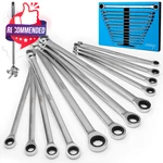 Disen 12 + Pcs Extra Long Ratchet Wrench Set, Metric 8-22MM Double Box End.... Fixed Price $112.91.