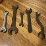 Vintage J Williams Billings Co Set Lot Usa Mixed Antique Tools Wrenches. Fixed Price $27.00.