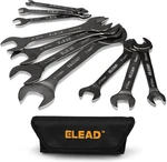 Elead Super-thin Open End Wrench Set 10-PIECE Metric 5.5-27MM Nickel-plated. Fixed Price $27.95.