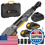 Jexugk 120NM Cordless Ratchet Wrench 3/8 89 Ft-lbs Brushless Set. Fixed Price $117.50.