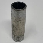 Snap-on Tools SF161 1/2 Sae 3/8 Drive 12 Point Deep Chrome Socket Usa. Fixed Price $10.95.