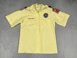 Boy Scouts Of America Shirt Womens Xs Yellow Uniform Short Sleeve Patches Bsa. Fixed Price $21.44.