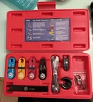 Matco Tools Pc Fuel & Transmission Line Disconnect Set Model No. FTLD8. Fixed Price $50.00.
