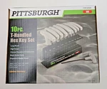 10 Pc. Sae Handle Allen Wrench Hex Key Set Long With Storage Stand. Fixed Price $15.88.