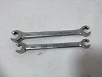 Easco 2PC Line Wrenches 9/16 And 1/2 7/16 3/8 60118 60114. Fixed Price $12.00.