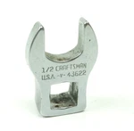 Craftsman -v- 1/2" Open End Crowfoot Wrench Socket 3/8" Drive 43622 Usa. Fixed Price $9.00.