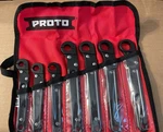 Proto PRO3800A Ratcheting Flare Nut Wrench Set, 12 Point, 7-PIECE. Fixed Price $224.99.