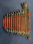 Mac Tools 10PC Metric Long Combination Wrench Set 10MM 19MM 12PT. Fixed Price $144.00.